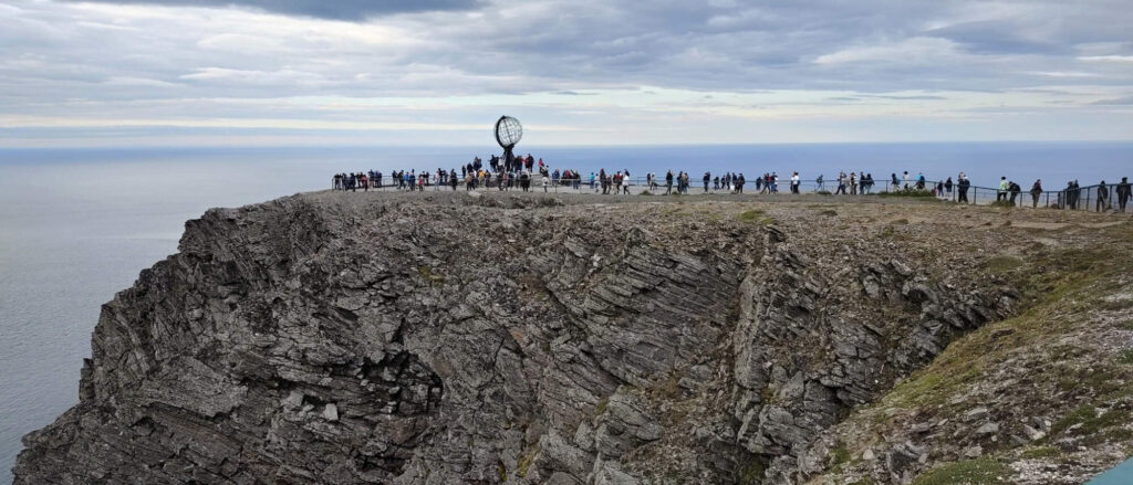 Nordkapp z dálky