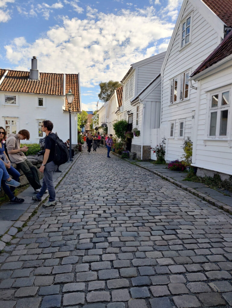 Stavanger historická ulička
