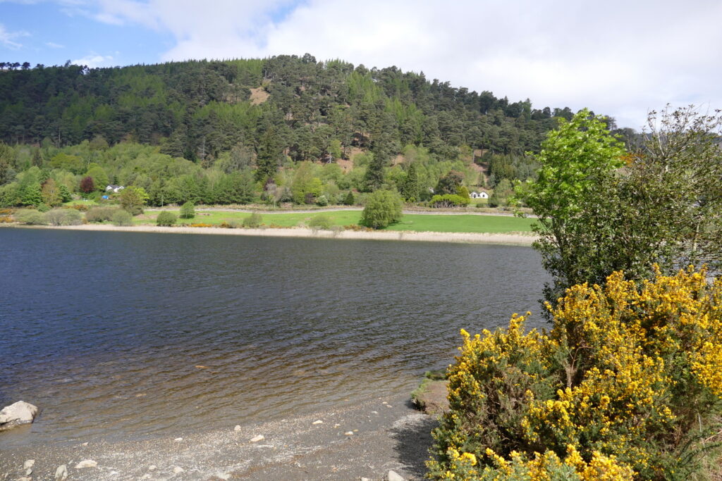 Panorama od jezírka