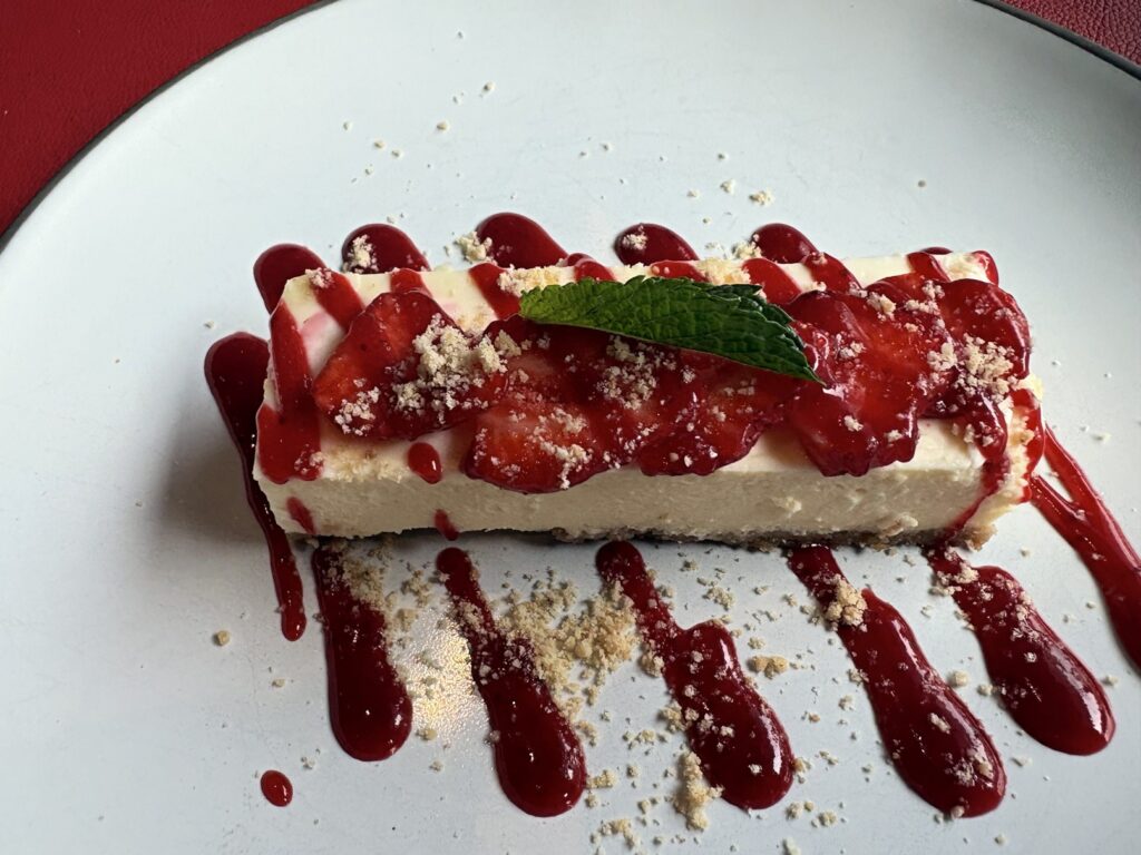 Jahodový cheesecake