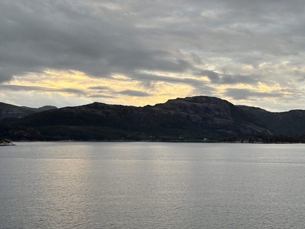 Panorama fjordu